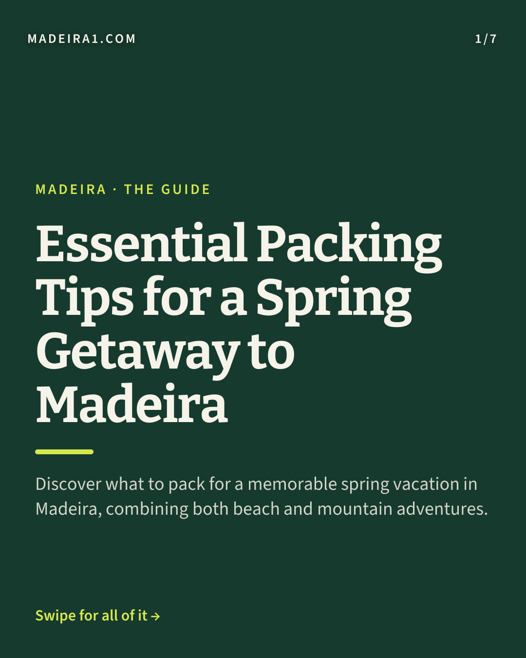 Pack Smart for Spring Adventures in Madeira 🌸