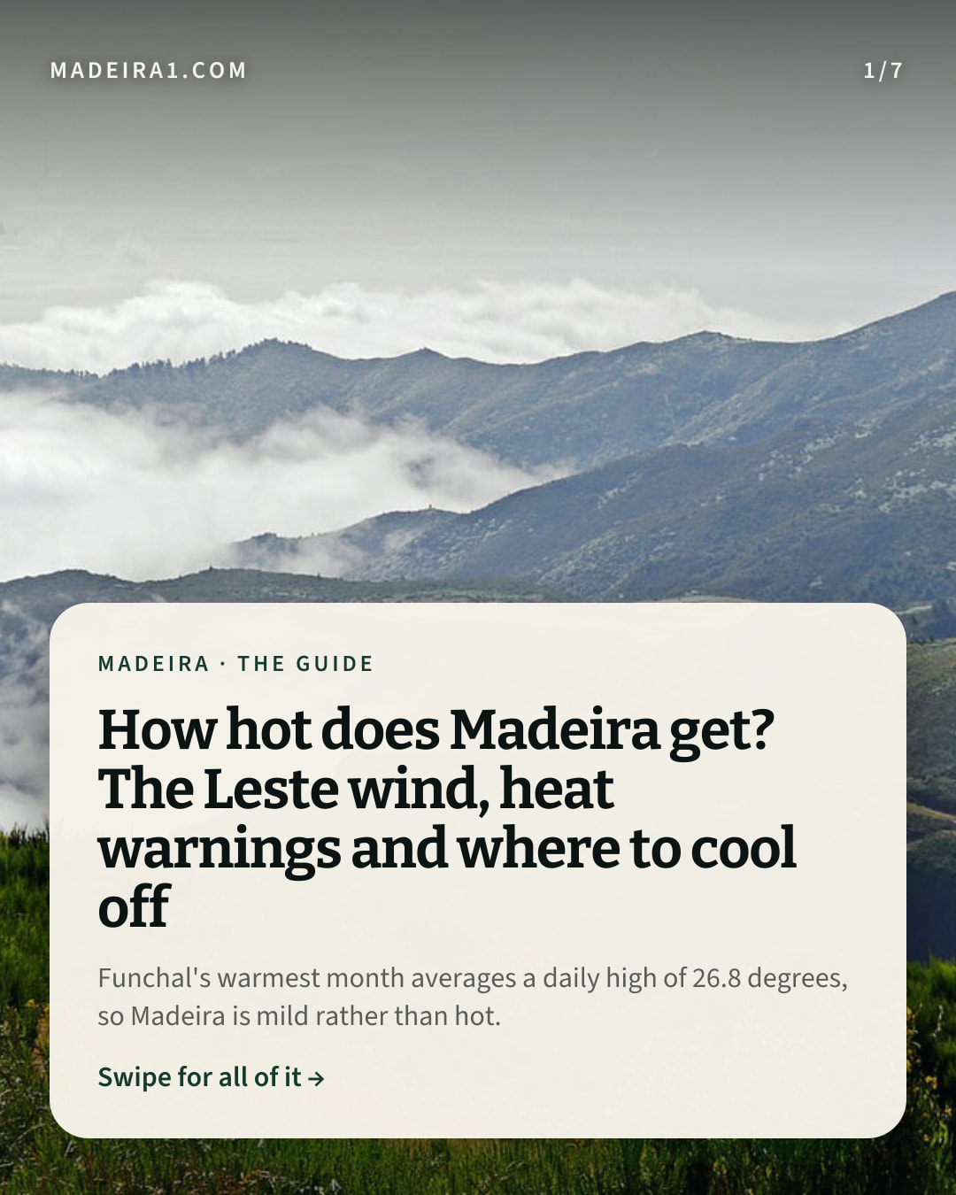 ☀️ Madeira's heat: What to expect and how to stay cool!
