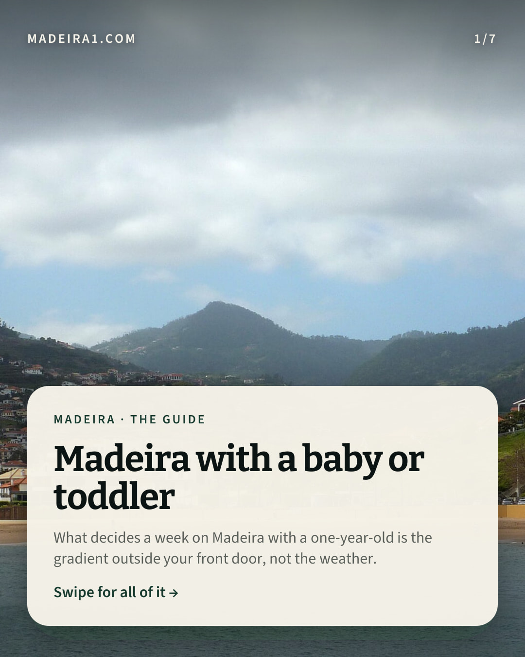 Explore Madeira with ease when traveling with little ones! 🌴